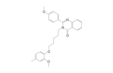 3-[5-(2-methoxy-4-methylphenoxy)pentyl]-2-(4-methoxyphenyl)-4(3H)-quinazolinone