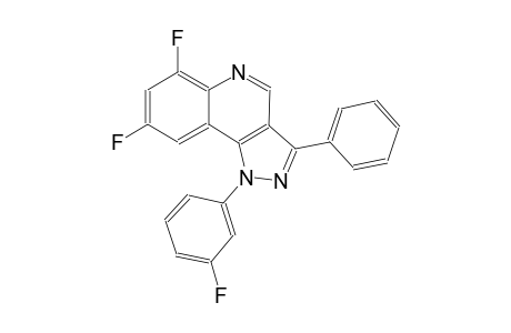 6,8-difluoro-1-(3-fluorophenyl)-3-phenyl-1H-pyrazolo[4,3-c]quinoline