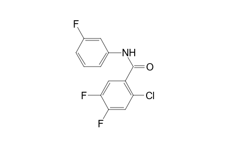 2-Chloro-4,5-difluoro-N-(3-fluorophenyl)benzamide