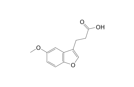 5-methoxy-3-benzofuranpropionic acid