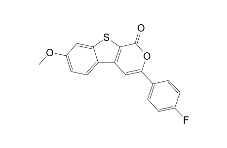 3-(4-Fluorophenyl)-7-methoxybenzothieno[2,3-c]pyran-1-one