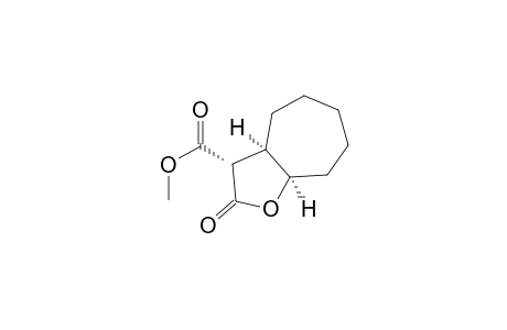 2H-Cyclohepta[b]furan-3-carboxylic acid, octahydro-2-oxo-, methyl ester, (3.alpha.,3a.alpha.,8a.alpha.)-