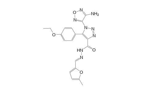 1-(4-amino-1,2,5-oxadiazol-3-yl)-5-(4-ethoxyphenyl)-N'-[(E)-(5-methyl-2-furyl)methylidene]-1H-1,2,3-triazole-4-carbohydrazide