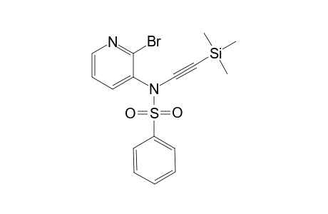 N-(2-Bromo-pyridin-3-yl)-N-((trimethylsilyl)ethynyl)-benzenesulfonamide