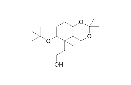 2-(2-Hydroxyethyl)-3-tert-butoxy-2,8,8-trimethyl-7,9-dioxabicyclo[4.4.0]decane