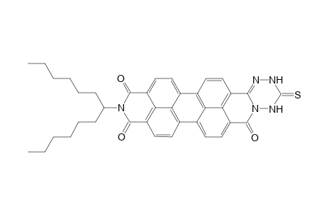 9-(1-Hexylheptyl)-2-thioxo-1,2,4,5-tetrazino[1,6-b]anthra[2,1,9-def;6,5,10-d' e' f ']diisoquinoline-9,11,16(1H,3H)-trione