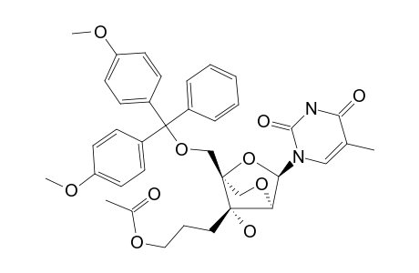 (1R,3R,4R,7S)-7-(3-ACETOXYPROPYL)-1-(4,4'-DIMETHOXYTRITYL)-OXYMETHYL-7-HYDROXY-3-(THYMIN-1-YL)-2,5-DIOXABICYCLO-[2.2.1]-HEPTANE