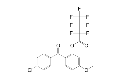 4'-Chloro-2-hydroxy-4-methoxybenzophenone, heptafluorobutyrate