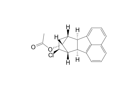 7,10-Methanofluoranthen-11-ol, 8-chloro-6b,7,8,9,10,10a-hexahydro-, acetate, (6b.alpha.,7.beta.,8.beta.,10.beta.,10a.alpha.,11R*)-