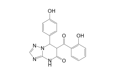 7-(4-Hydroxyphenyl)-6-[(2-hydroxyphenyl)carbonyl]-6,7-dihydro[1,2,4]triazolo[1,5-a]pyrimidin-5(4H)-one