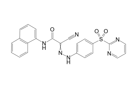 (2-(Naphthalen-1-ylamino)-2-oxo-N-(4-(pyrimidin-2-ylsulfonyl)phenyl)acetohydrazonoyl cyanide)