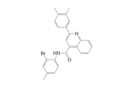 N-(2-bromo-4-methylphenyl)-2-(3,4-dimethylphenyl)-4-quinolinecarboxamide