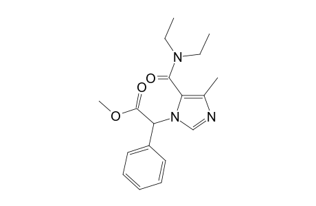 2-[5-Diethylcarbamoyl-4-methyl-1H-1-imidazolyl]-2-phenylacetic acid methyl
