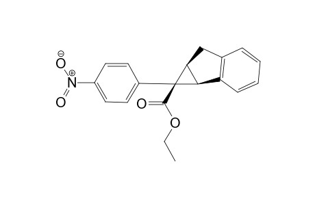 Ethyl (1S,1aS,6aS)-1-(4-nitrophenyl)-1,1a,6,6a-tetrahydrocyclopropa[a]indene-1-carboxylate