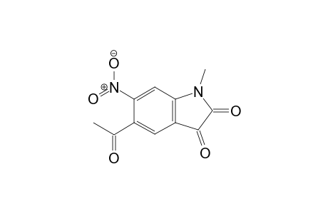 5-Acetyl-1-methyl-6-nitroindoline-2,3-dione