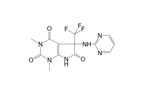 1H-Pyrrolo[2,3-d]pyrimidine-2,4,6(3H)-trione, 5,7-dihydro-1,3-dimethyl-5-(2-pyrimidinylamino)-5-(trifluoromethyl)-
