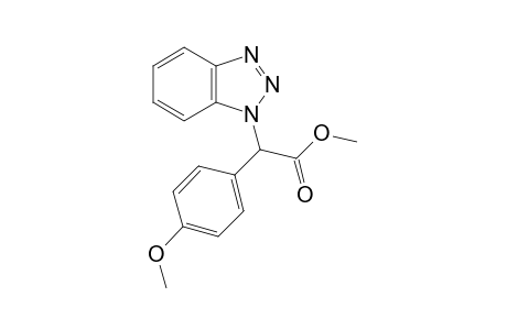 methyl 2-(benzotriazol-1-yl)-2-(4-methoxyphenyl)acetate