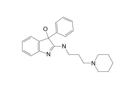 3-PHENYL-2-[(3-PIPERIDINOPROPYL)AMINO]-3H-INDOL-3-OL