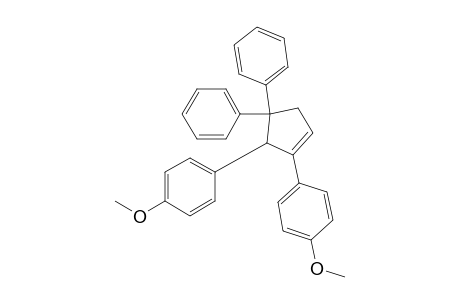 1,2-bis(p-Methoxyphenyl)-3,3-diphenylcyclopent-5(1)-ene