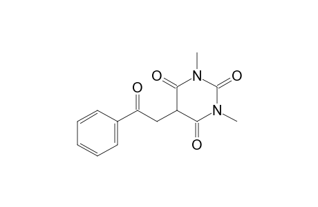 1,3-Dimethyl-5-(2-oxo-2-phenylethyl)pyrimidine-2,4,6(1H,3H,5H)-trione