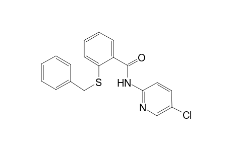 2-(benzylthio)-N-(5-chloro-2-pyridyl)benzamide