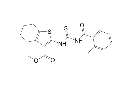 methyl 2-({[(2-methylbenzoyl)amino]carbothioyl}amino)-4,5,6,7-tetrahydro-1-benzothiophene-3-carboxylate