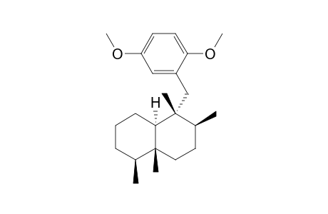 (1R,2S,4aR,5S,8aR)-1-(2,5-dimethoxybenzyl)-1,2,4a,5-tetramethyl-decalin