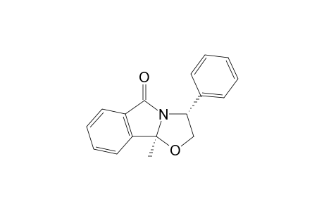 (3R,9bS)-9b-methyl-3-phenyl-2,3-dihydro-[1,3]oxazolo[2,3-a]isoindol-5-one