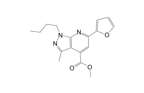 methyl 1-butyl-6-(2-furyl)-3-methyl-1H-pyrazolo[3,4-b]pyridine-4-carboxylate