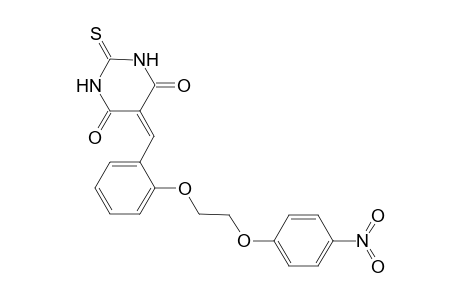 5-[2-[2-(4-nitrophenoxy)ethoxy]benzylidene]-2-thioxo-hexahydropyrimidine-4,6-quinone