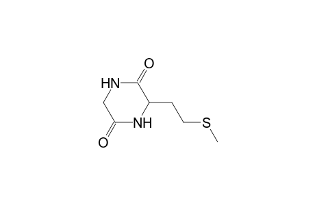3-(2-Methylsulfanylethyl)piperazine-2,5-dione