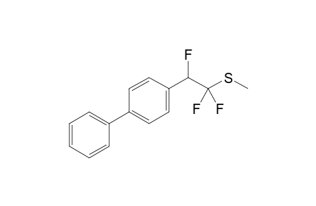 1-Phenyl-4-(1,2,2-trifluoro-2-methylsulfanyl-ethyl)benzene