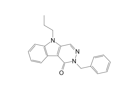 2-Benzyl-5-propyl-2,5-dihydro-1H-pyridazino[4,5-b]indol-1-one