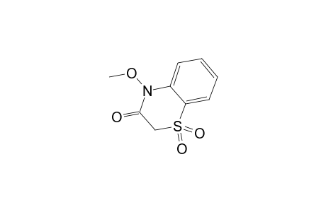 2H-1,4-Benzothiazin-3(4H)-one, 4-methoxy-, 1,1-dioxide