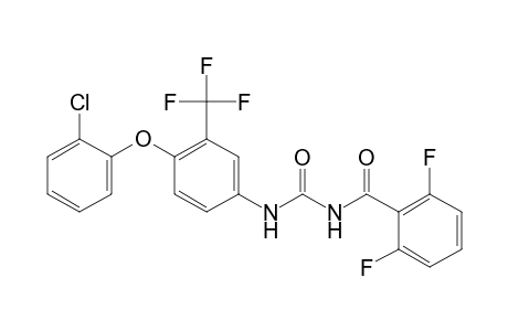 Benzamide, N-[[[4-(2-chlorophenoxy)-3-(trifluoromethyl)phenyl]amino]carbonyl]-2,6-difluoro-