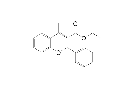 (E)-Ethyl 3-(2-benzyloxyphenyl)but-2-enoate