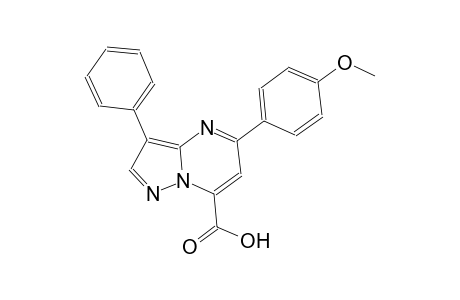 pyrazolo[1,5-a]pyrimidine-7-carboxylic acid, 5-(4-methoxyphenyl)-3-phenyl-