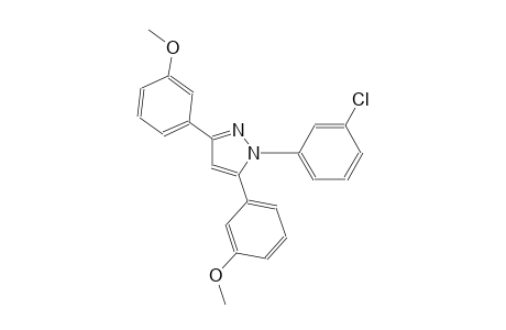 1-(3-chlorophenyl)-3,5-bis(3-methoxyphenyl)-1H-pyrazole