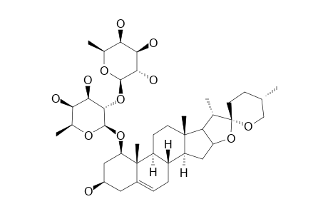 25-(S)-RUSCOGENIN-1-O-BETA-D-FUCOPYRANOSYL-(1->2)-BETA-D-FUCOPYRANOSIDE