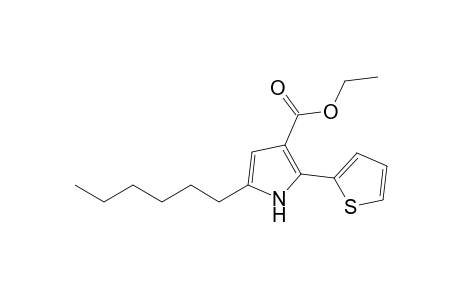 3-(Ethoxycarbonyl)-5-hexyl-2-(2'-thienyl)-pyrrole