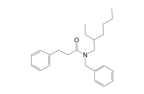 Propionamide, 3-phenyl-N-benzyl-N-(2-ethylhexyl)-