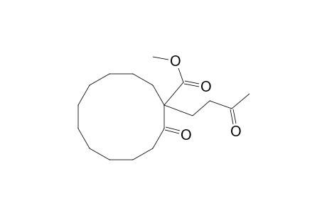Cyclododecanecarboxylic acid, 2-oxo-1-(3-oxobutyl)-, methyl ester
