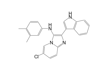 6-chloro-N-(3,4-dimethylphenyl)-2-(1H-indol-3-yl)imidazo[1,2-a]pyridin-3-amine