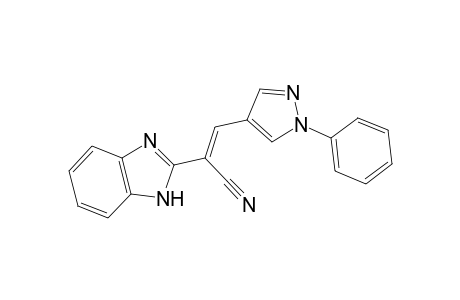 2-(1H-Benzoimidazol-2-yl)-3-(1-phenyl-1H-pyrazol-4-yl)-acrylonitrile