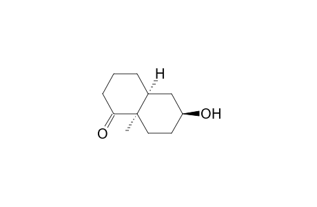 1(2H)-Naphthalenone, octahydro-6-hydroxy-8a-methyl-, (4a.alpha.,6.beta.,8a.alpha.)-(.+-.)-
