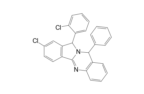 2-Chloro-10-phenyl-12-(2'-chlorophenyl)-10,12-dihydrodihydroisoindolo[1,2-b]quinazoline
