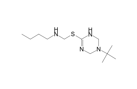1,3,5-Triazine, 1,2,3,4-tetrahydro-3-tert-butyl-6-butylaminomethylthio-