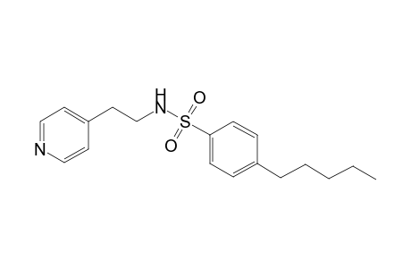4-Amyl-N-[2-(4-pyridyl)ethyl]benzenesulfonamide