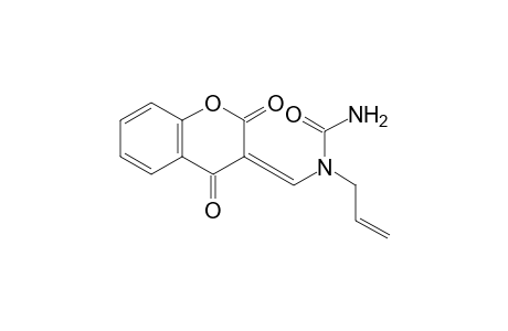 3-[(Allylureido)methylene]-4-oxocoumarin