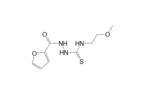 2-(2-furoyl)-N-(2-methoxyethyl)hydrazinecarbothioamide